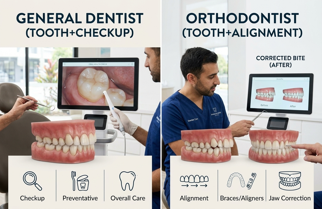 General Dentist vs Orthodontist